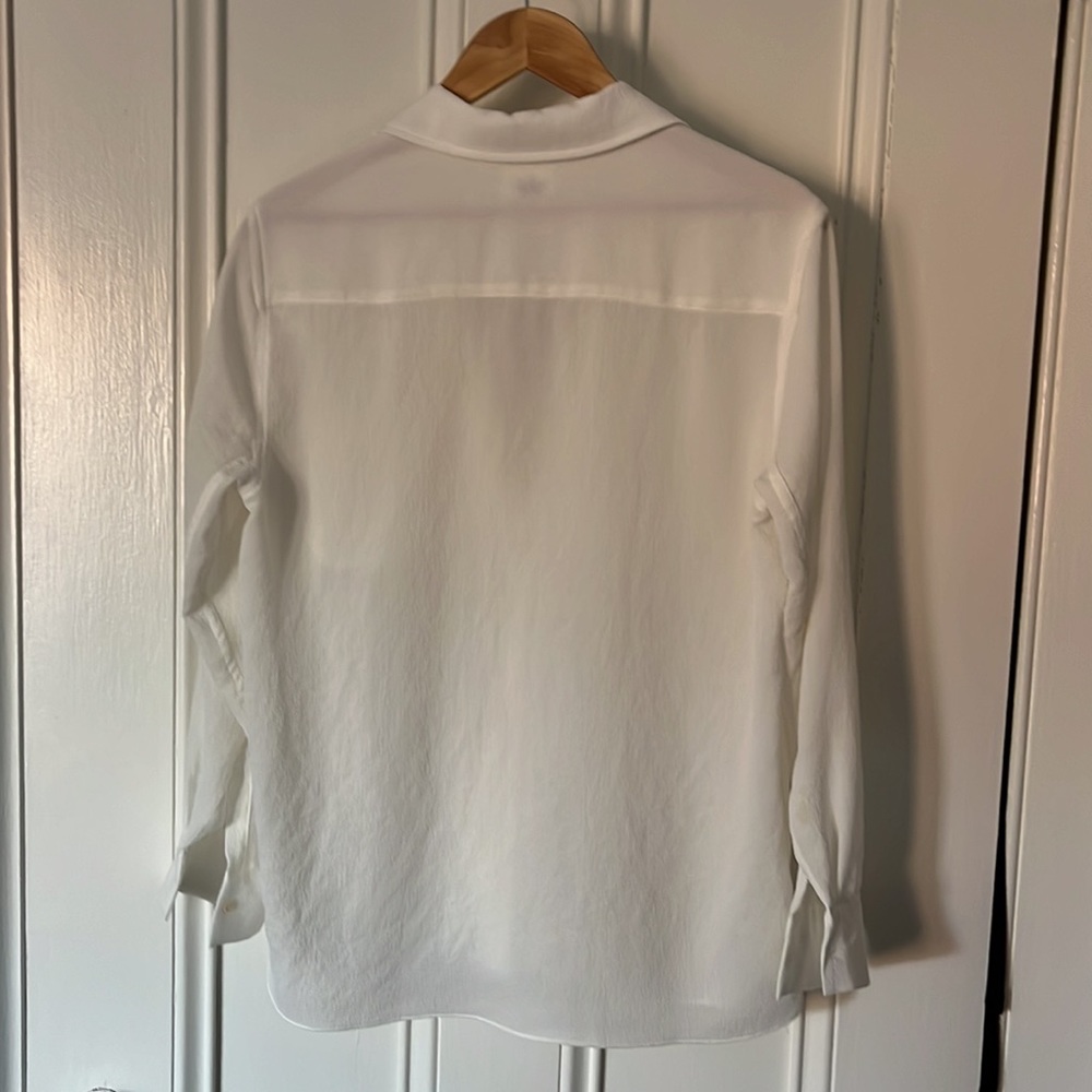 Aritzia Wilfred sheer blouse - Picture 4 of 6